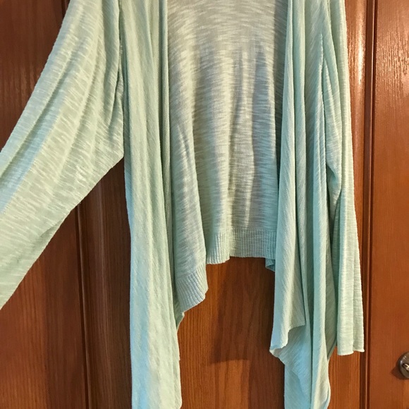 Sea foam green torrid plus sized sweater - Picture 4 of 5